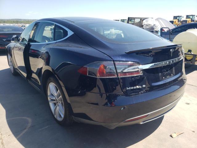 5YJSA1CG3DFP04768 - 2013 TESLA MODEL S Կապույտ լուսանկար 4