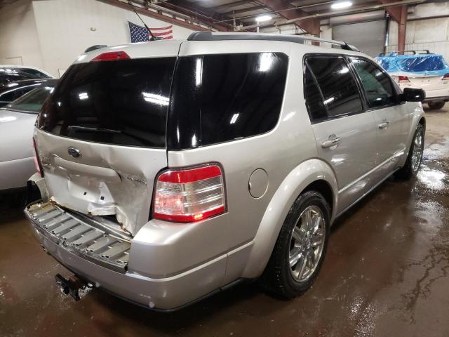 1FMDK03WX8GA39351 - 2008 FORD TAURUS X L SILVER photo 4