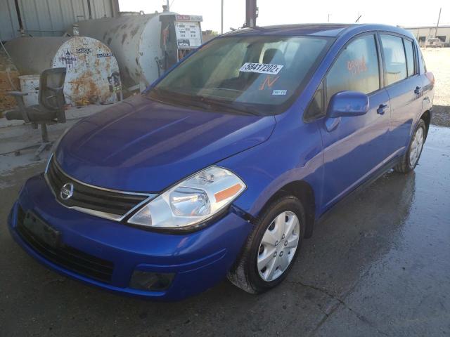 3N1BC1CP2CK296217 - 2012 NISSAN VERSA S BLUE photo 2