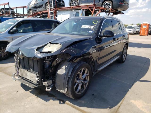 5UXTY3C05L9B34782 - 2020 BMW X3 SDRIVE3 BLACK photo 2