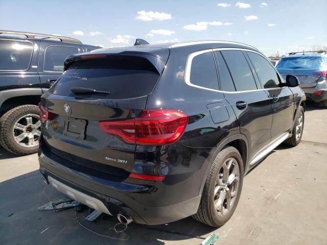 5UXTY3C05L9B34782 - 2020 BMW X3 SDRIVE3 BLACK photo 4