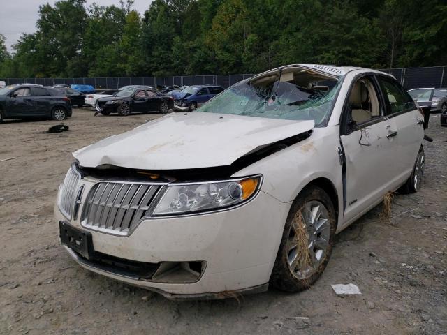 3LNDL2L31CR812272 - 2012 LINCOLN MKZ HYBRID WHITE photo 2