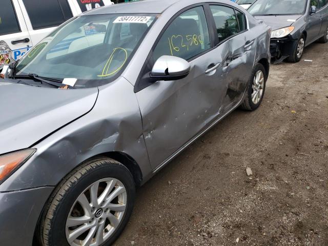 JM1BL1VP3D1834677 - 2013 MAZDA 3 I SILVER photo 9