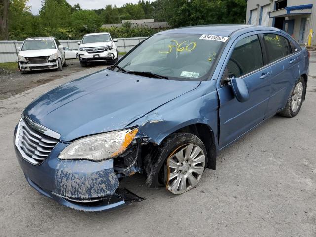 1C3BC4FB3BN558502 - 2011 CHRYSLER 200 LX BLUE photo 2