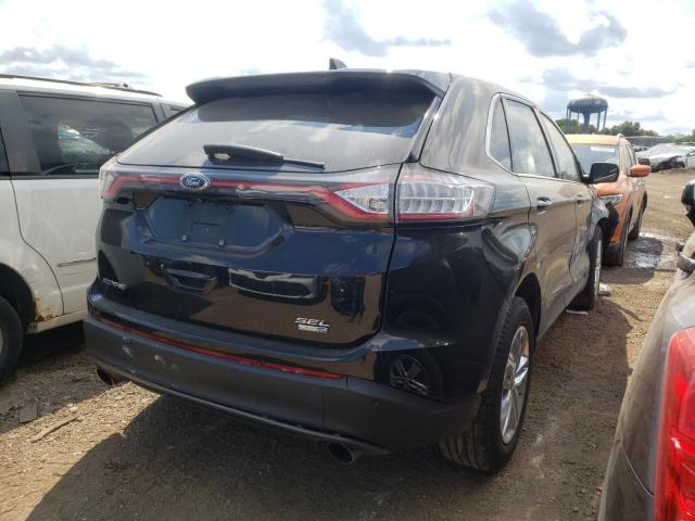 2FMPK4J9XHBB44285 - 2017 FORD EDGE SEL BLACK photo 4