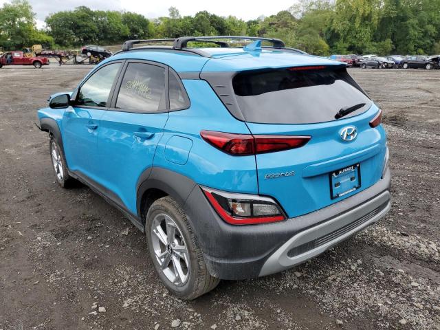 KM8K3CAB3NU831800 - 2022 HYUNDAI KONA SEL BLUE photo 3