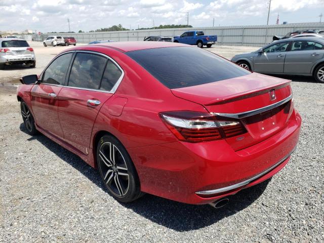 1HGCR2F5XHA272824 - 2017 HONDA ACCORD SPO RED photo 3