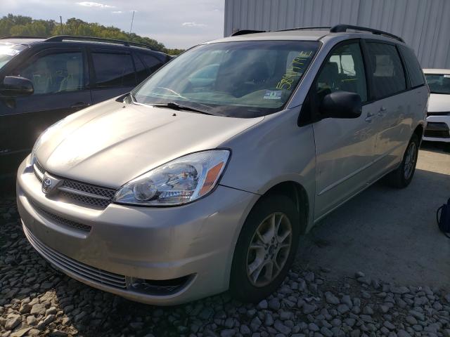 5TDBA23C74S014908 - 2004 TOYOTA SIENNA LE SILVER photo 2