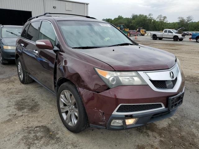 2HNYD2H56BH539038 - 2011 ACURA MDX ADVANC RED photo 1