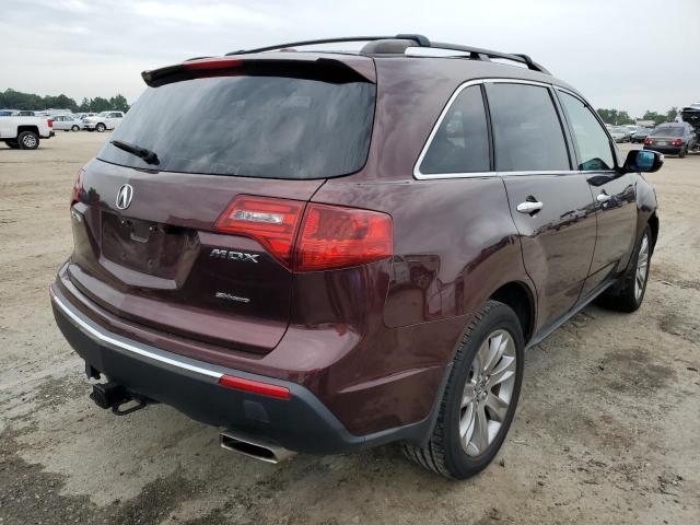 2HNYD2H56BH539038 - 2011 ACURA MDX ADVANC RED photo 4