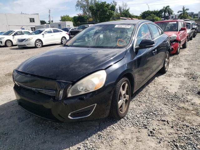 YV1612FS2D1227910 - 2013 VOLVO S60 T5 BLACK photo 2