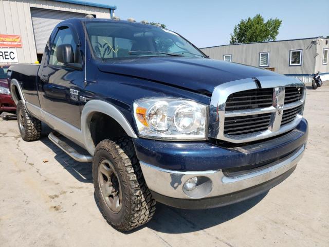 3D7KS26D37G770164 - 2007 DODGE RAM 2500 S Կապույտ լուսանկար 1