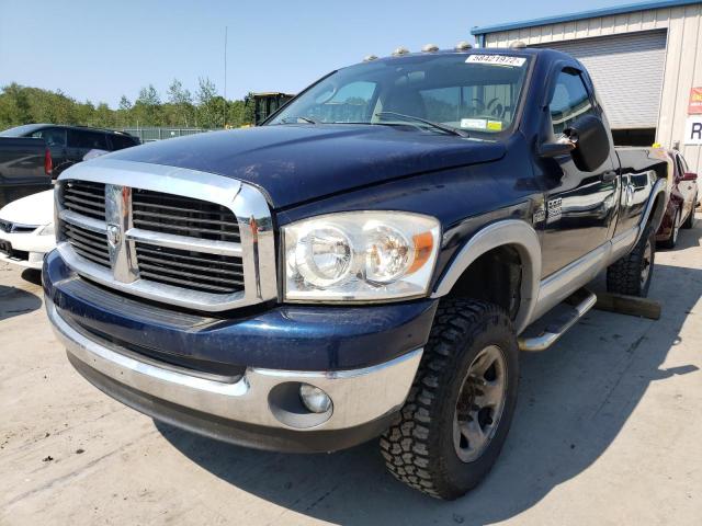 3D7KS26D37G770164 - 2007 DODGE RAM 2500 S Կապույտ լուսանկար 2