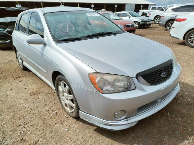 KNAFE162065273605 - 2006 KIA SPECTRA SILVER photo 1