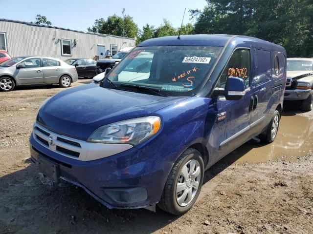 ZFBERFBT7G6B10949 - 2016 RAM PROMASTER BLUE photo 2