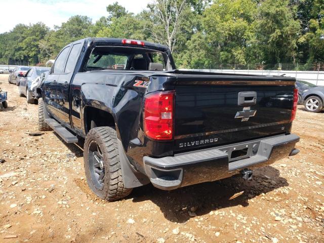 1GCVKREC2HZ330544 - 2017 CHEVROLET SILVERADO BLACK photo 3