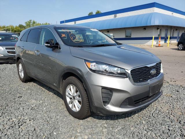 5XYPGDA37KG499970 - 2019 KIA SORENTO L GRAY photo 1