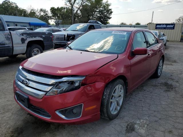 3FAHP0JA7CR277311 - 2012 FORD FUSION SEL MAROON photo 2