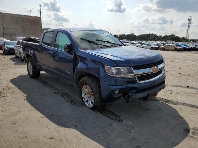 1GCGTCEN8K1187948 - 2019 CHEVROLET COLORADO L BLUE photo 1