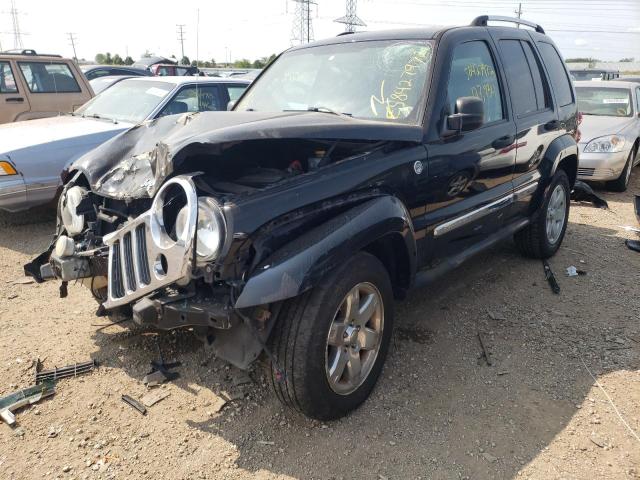 1J4GL58KX5W590473 - 2005 JEEP LIBERTY LI BLACK photo 2