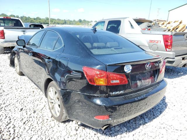 JTHCK262385017030 - 2008 LEXUS IS 250 BLACK photo 3