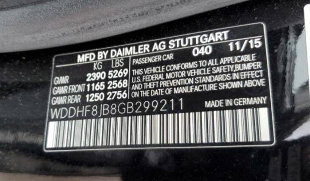 WDDHF8JB8GB299211 - 2016 MERCEDES-BENZ E 350 4MAT BLACK photo 10