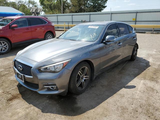 JN1EV7AR5GM344376 - 2016 INFINITI Q50 PREMIU GRAY photo 2