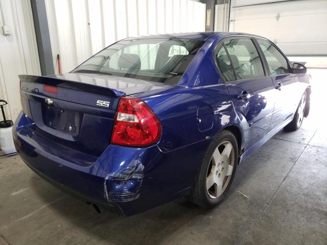 1G1ZW571X7F228007 - 2007 CHEVROLET MALIBU SS BLUE photo 4