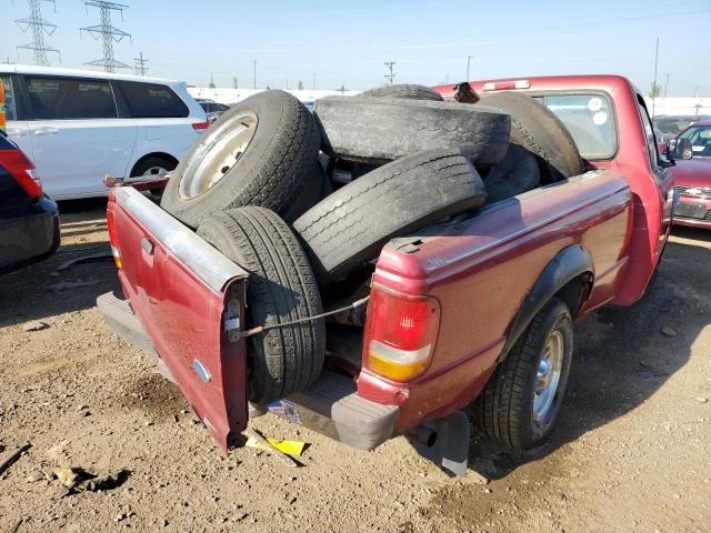 1FTCR10A9TUD89879 - 1996 FORD RANGER XLT BURGUNDY photo 4