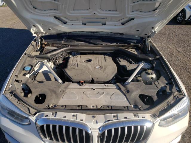 5UXTR9C56KLP86479 - 2019 BMW X3 XDRIVE3 WHITE photo 7