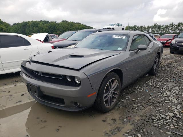 2C3CDZGGXJH215640 - 2018 DODGE CHALLENGER GRAY photo 2