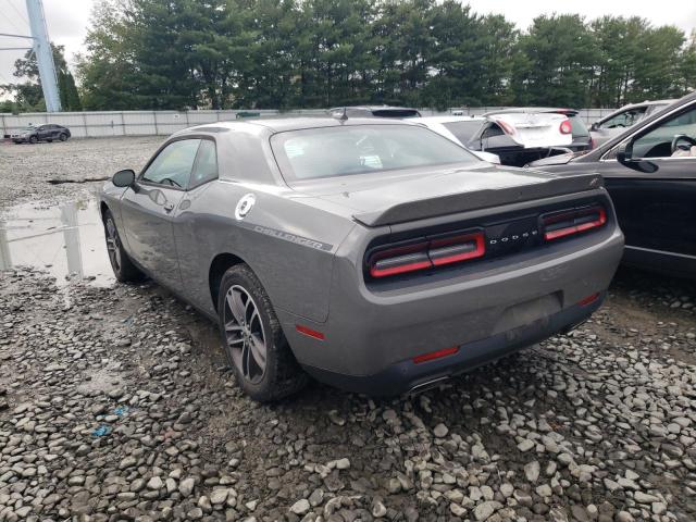 2C3CDZGGXJH215640 - 2018 DODGE CHALLENGER GRAY photo 3