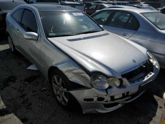 WDBRN40J25A718299 - 2005 MERCEDES-BENZ C 230K SPO SILVER photo 1