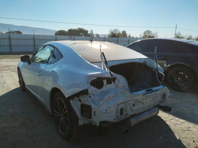 JF1ZNAA14D2703865 - 2013 TOYOTA SCION FR-S WHITE photo 3