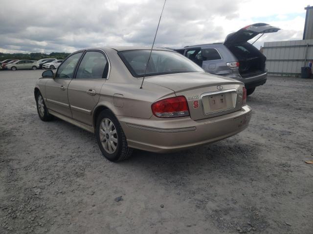 KMHWF35H45A125413 - 2005 HYUNDAI SONATA GLS BEIGE photo 3