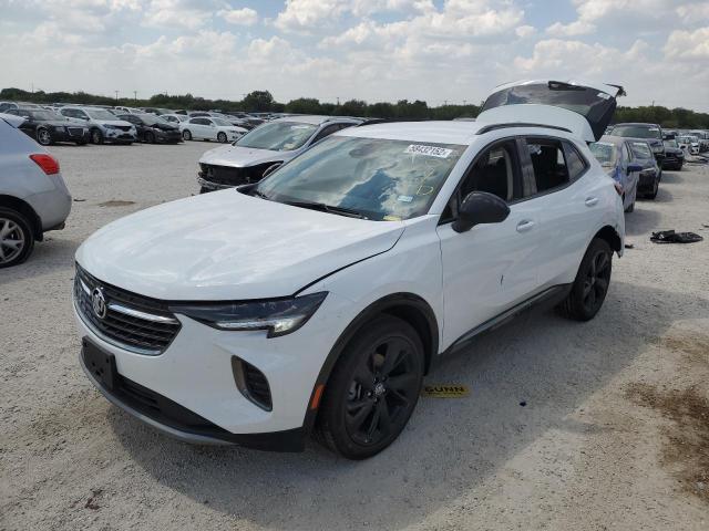 LRBFZNR49ND071179 - 2022 BUICK ENVISION E WHITE photo 2