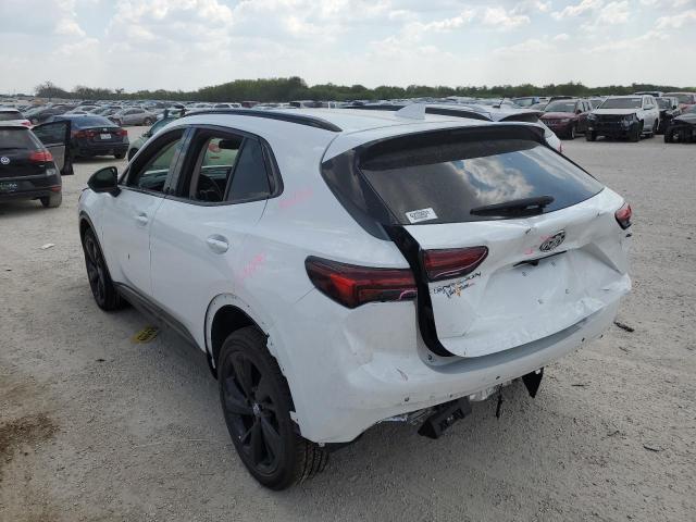 LRBFZNR49ND071179 - 2022 BUICK ENVISION E WHITE photo 3