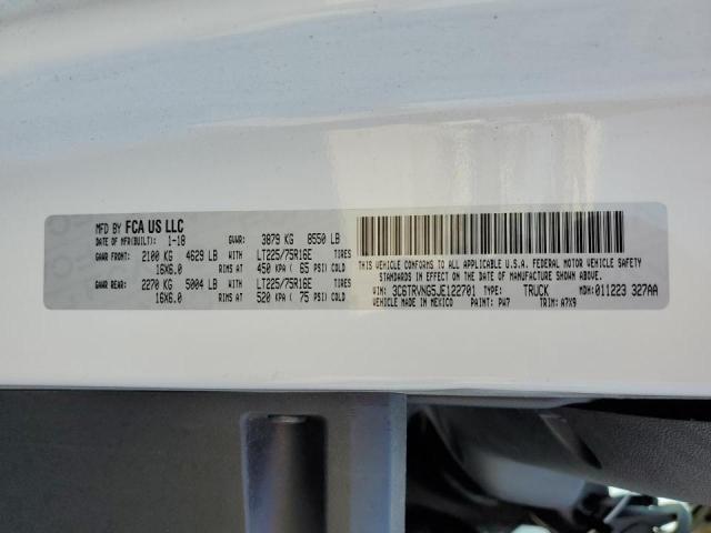 3C6TRVNG5JE122701 - 2018 RAM PROMASTER Ağ foto 10