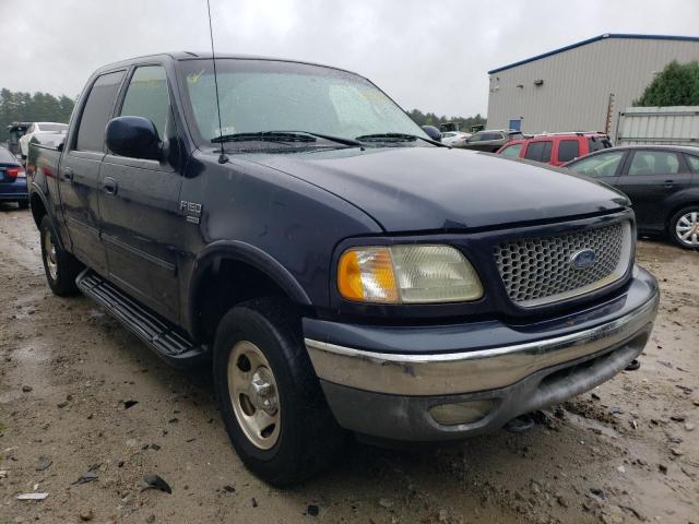 1FTRW08L71KC63547 - 2001 FORD F-150 BLUE photo 1