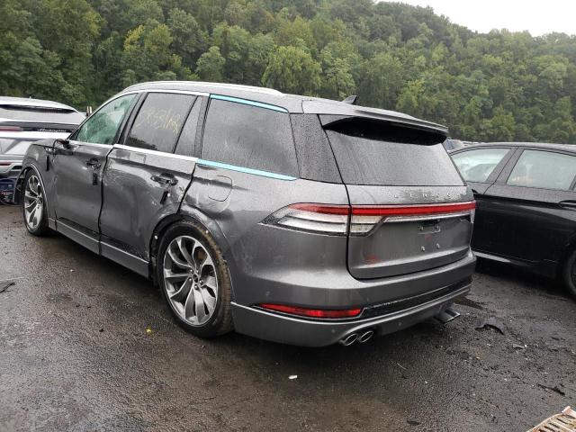 5LMYJ8XY5MNL00449 - 2021 LINCOLN AVIATOR GR GRAY photo 3