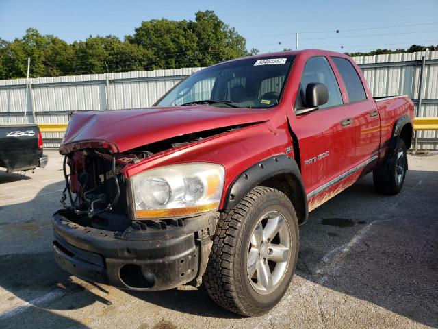 1D7HU18246S520529 - 2006 DODGE RAM 1500 S RED photo 2