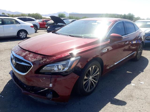 1G4ZR5SSXHU149590 - 2017 BUICK LACROSSE P RED photo 2