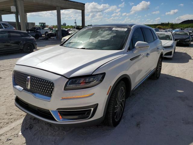 2LMPJ6L98KBL12755 - 2019 LINCOLN NAUTILUS R WHITE photo 2