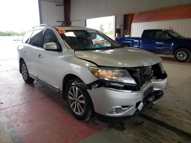 5N1AR2MM5EC643044 - 2014 NISSAN PATHFINDER SILVER photo 1