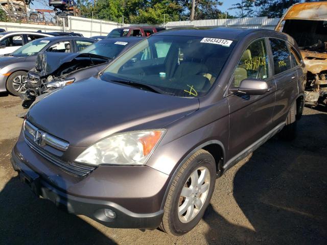 5J6RE48779L038395 - 2009 HONDA CR-V EXL BROWN photo 2