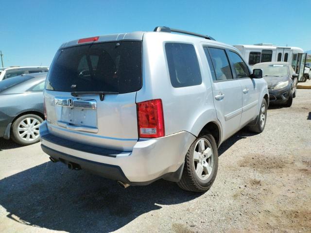 5FNYF3H70BB005823 - 2011 HONDA PILOT EXLN SILVER photo 4