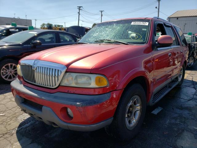 5LMPU28L7WLJ29897 - 1998 LINCOLN NAVIGATOR წითელი ფოტო 2