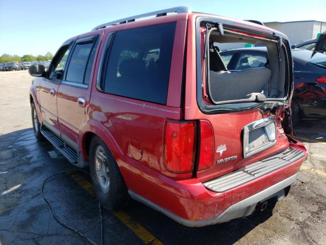 5LMPU28L7WLJ29897 - 1998 LINCOLN NAVIGATOR წითელი ფოტო 3