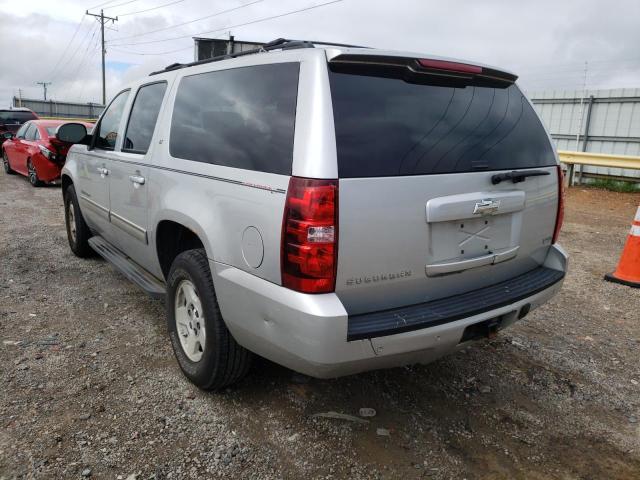 1GNUKJE37AR254524 - 2010 CHEVROLET SUBURBAN K SILVER photo 3