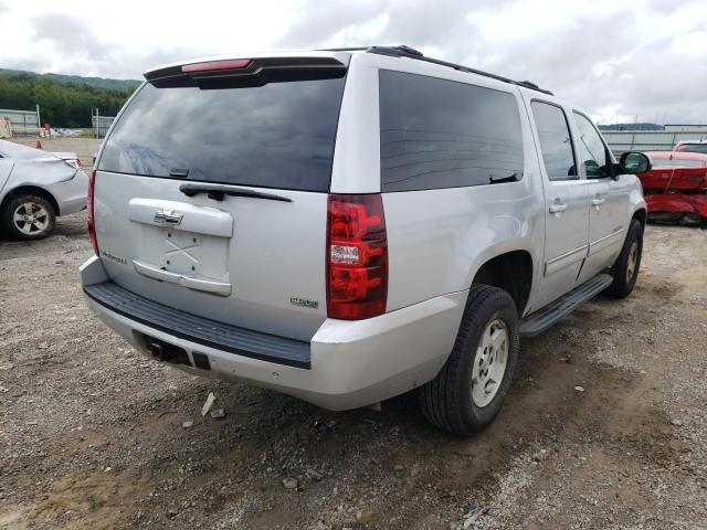 1GNUKJE37AR254524 - 2010 CHEVROLET SUBURBAN K SILVER photo 4